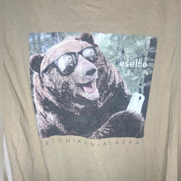 Men’s Graphic Nature Meme Oversized Drop Shoulder Tee - Picture 4 of 9